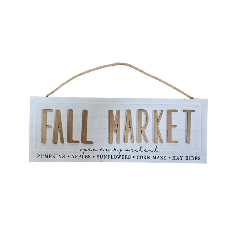 Fall Market Hanging Wall Art